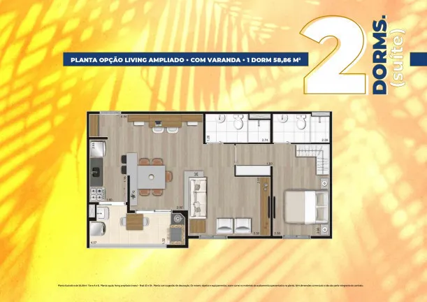 Imagem Apartamento com 1 Quarto à Venda, 47 m² em Vera Cruz - Mongaguá