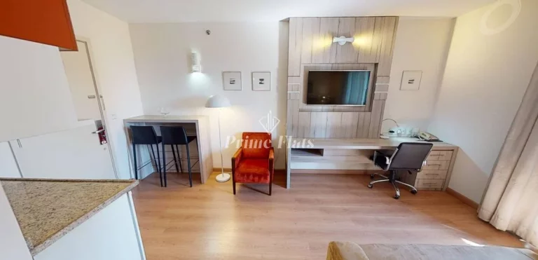 Imagem Flat disponível para venda no Radisson Blu São Paulo em Pinheiros, com 32m², 1 dormitório e 1 vaga