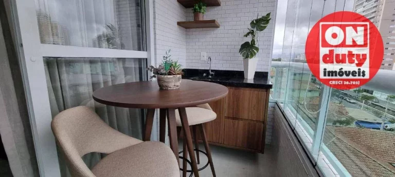Imagem Apartamento com 2 dormitórios à venda, 76 m² por R$ 1.162.530,00 - Ponta da Praia - Santos/SP