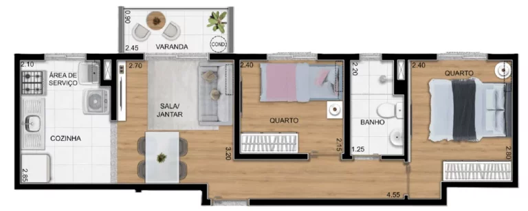 Imagem APARTAMENTO RESIDENCIAL em Rio de Janeiro - RJ, Todos os Santos