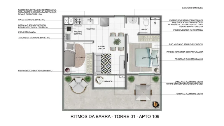 Imagem Apartamento Barra Funda - 35M², 2 Dorms, Lazer Completo.