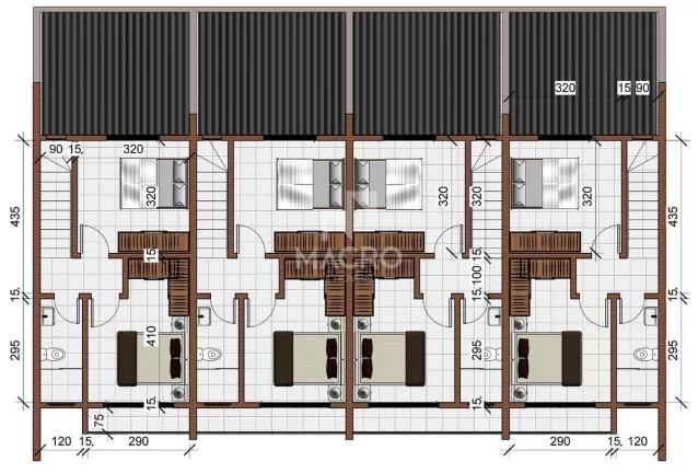 Imagem Geminado Duplex | Amizade | 3 quartos | 86m²