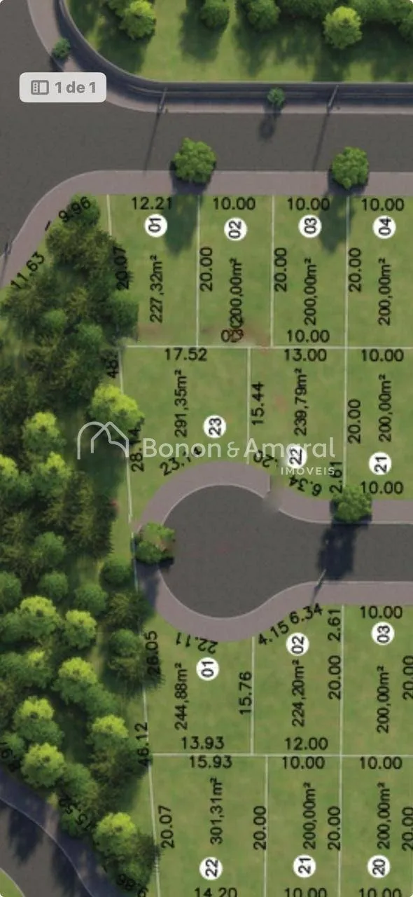 Imagem Terreno com 291 m² no resort-clube residencial Miraj em Paulínia/SP
