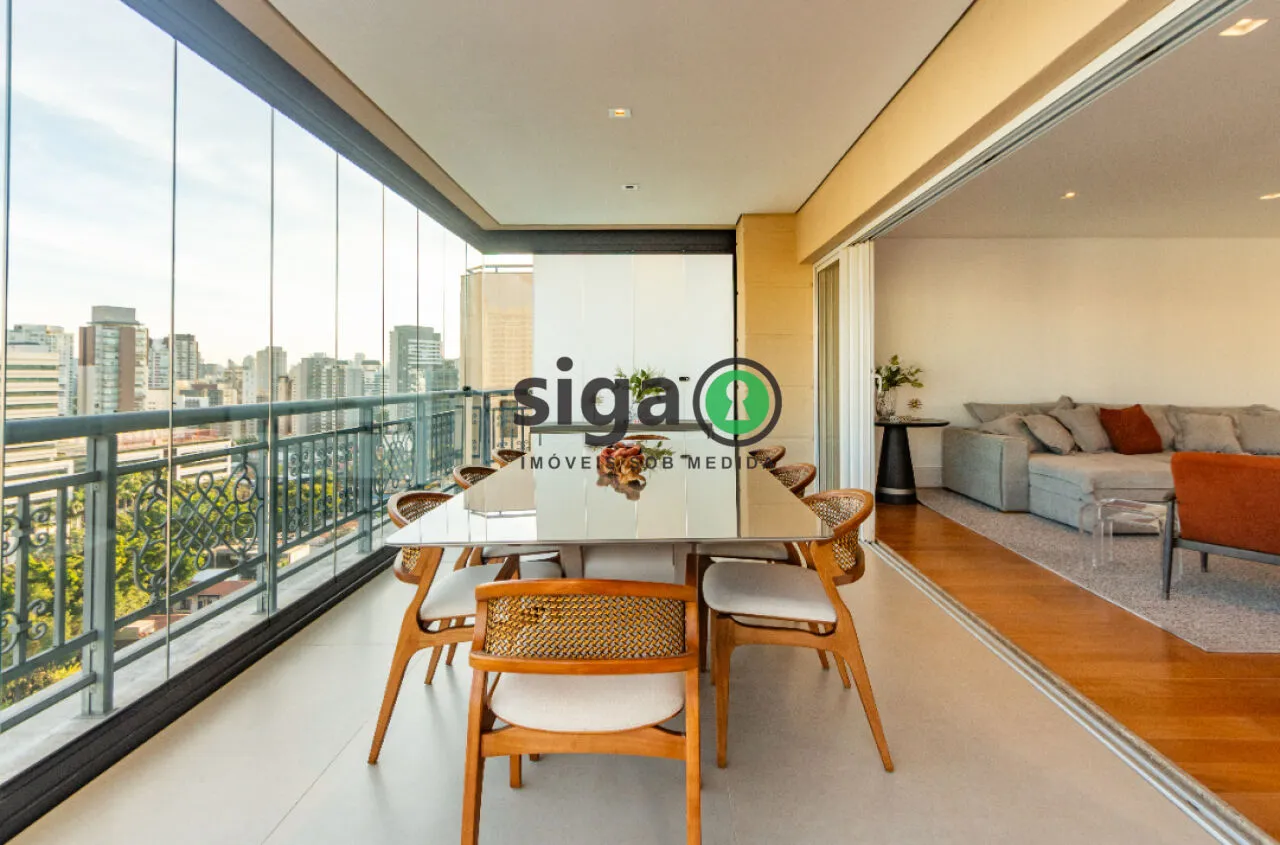 Imagem Apartamento Alto Padrão no Itaim Bibi de 3 Quartos com 5 Vagas - 275m² à Venda.