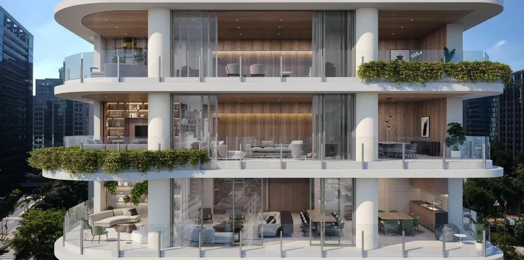Imagem Edifício Casa Lafer, apartamento 4 quartos em Itaim Bibi São Paulo, apartment in São Paulo Brazil, apartamento 4 quartos em Itaim Bibi São Paulo