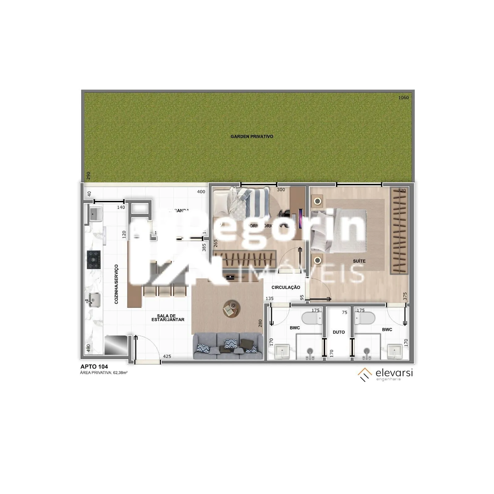 Imagem Apartamento à venda em Pinhais, Centro, com 3 quartos, 73,45m²