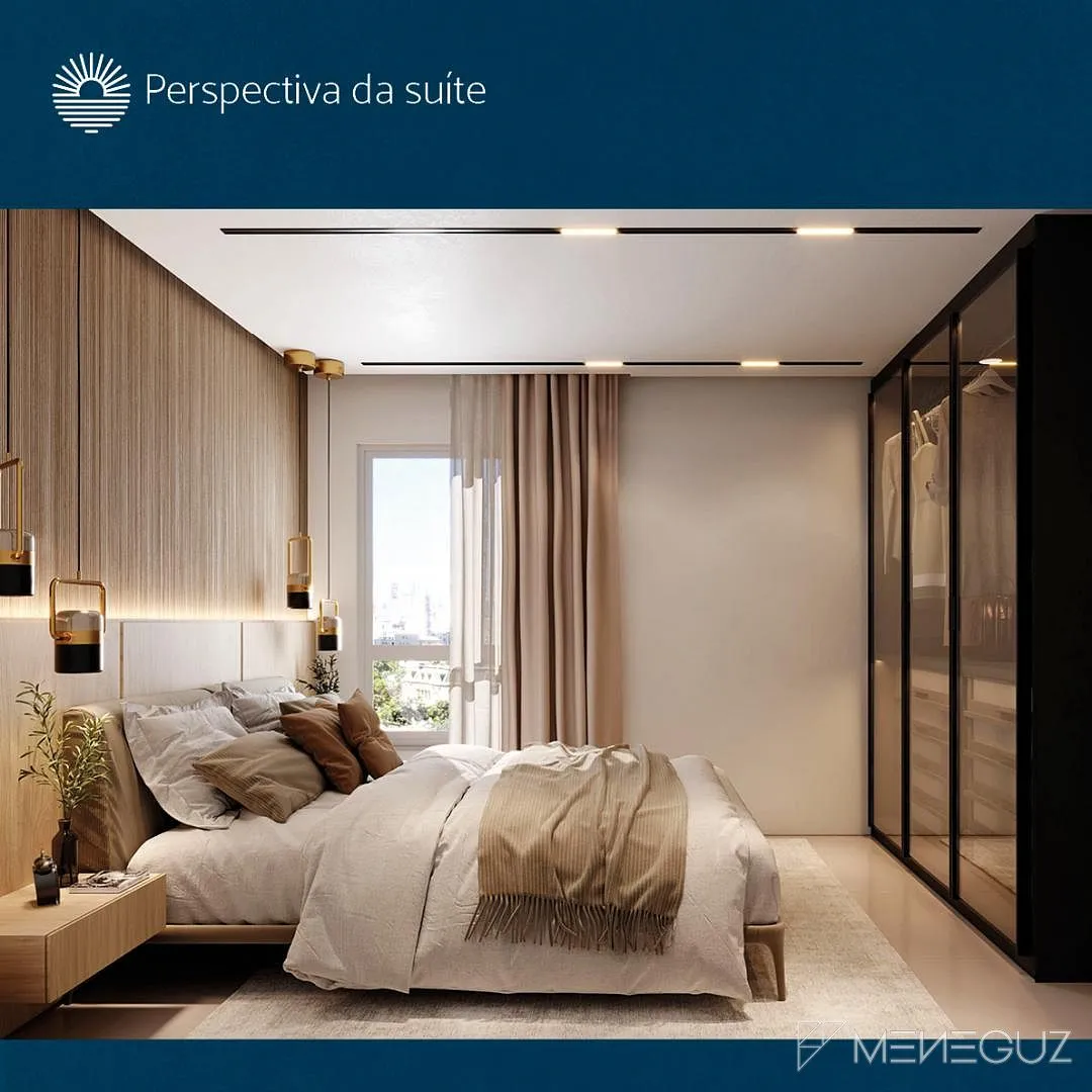 Imagem Marinetti Rondelli - Lançamento na Praia do Morro, com apartamentos a venda de 2 quartos, a uma quadra do mar e lazer completo