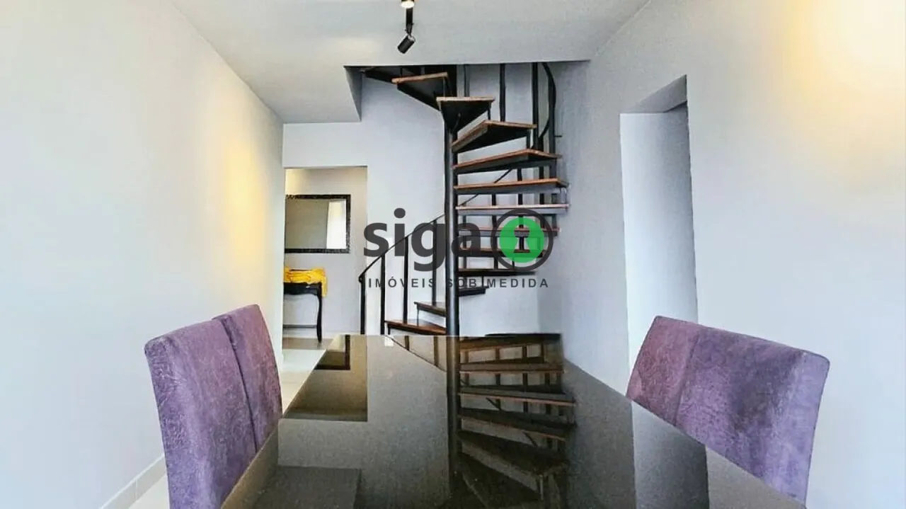 Imagem Cobertura Duplex à Venda no Brooklin, 128m² - 2 Dormitórios - 1 Suíte - Semi Mobiliada