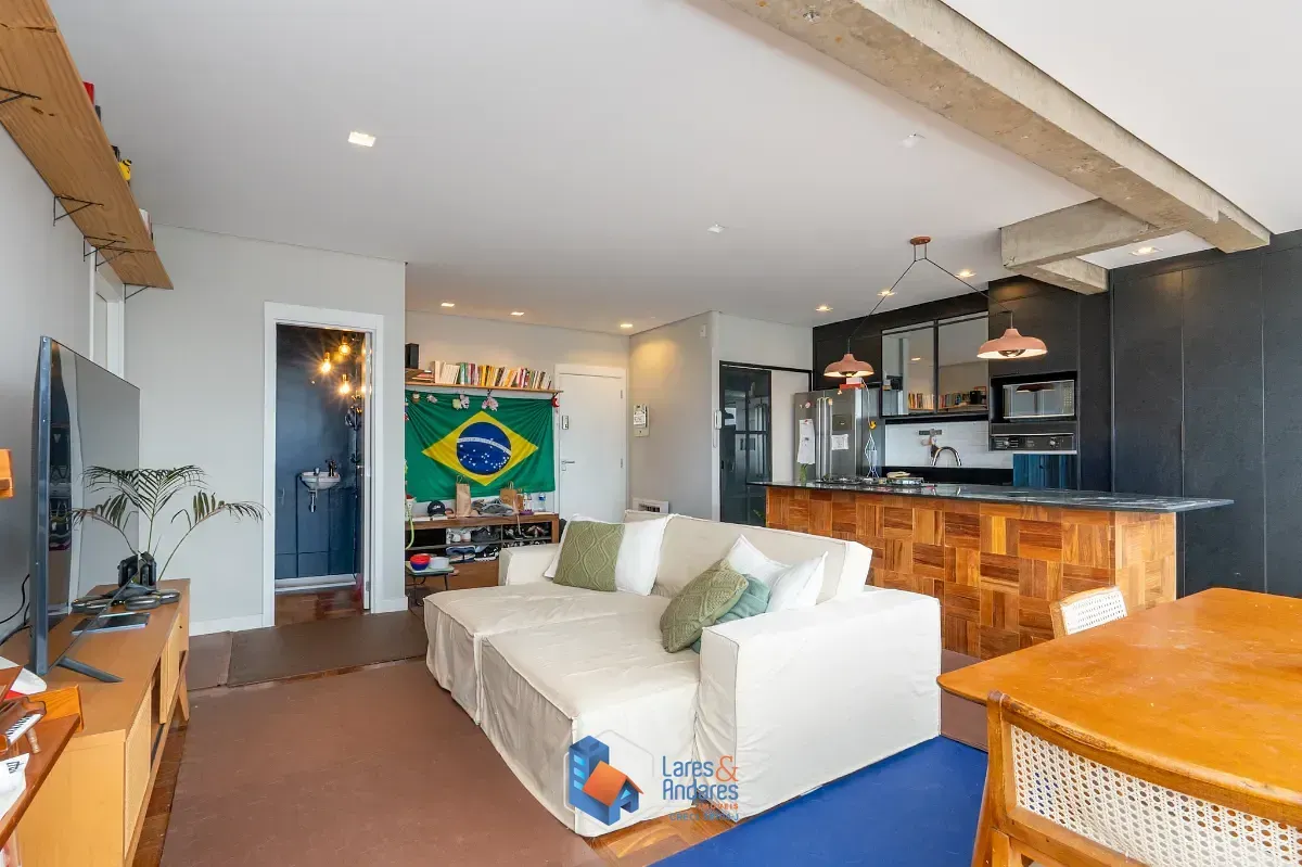 Imagem Apartamento para venda em Santo Amaro com 1 quarto, sendo 1 suíte, 75m²