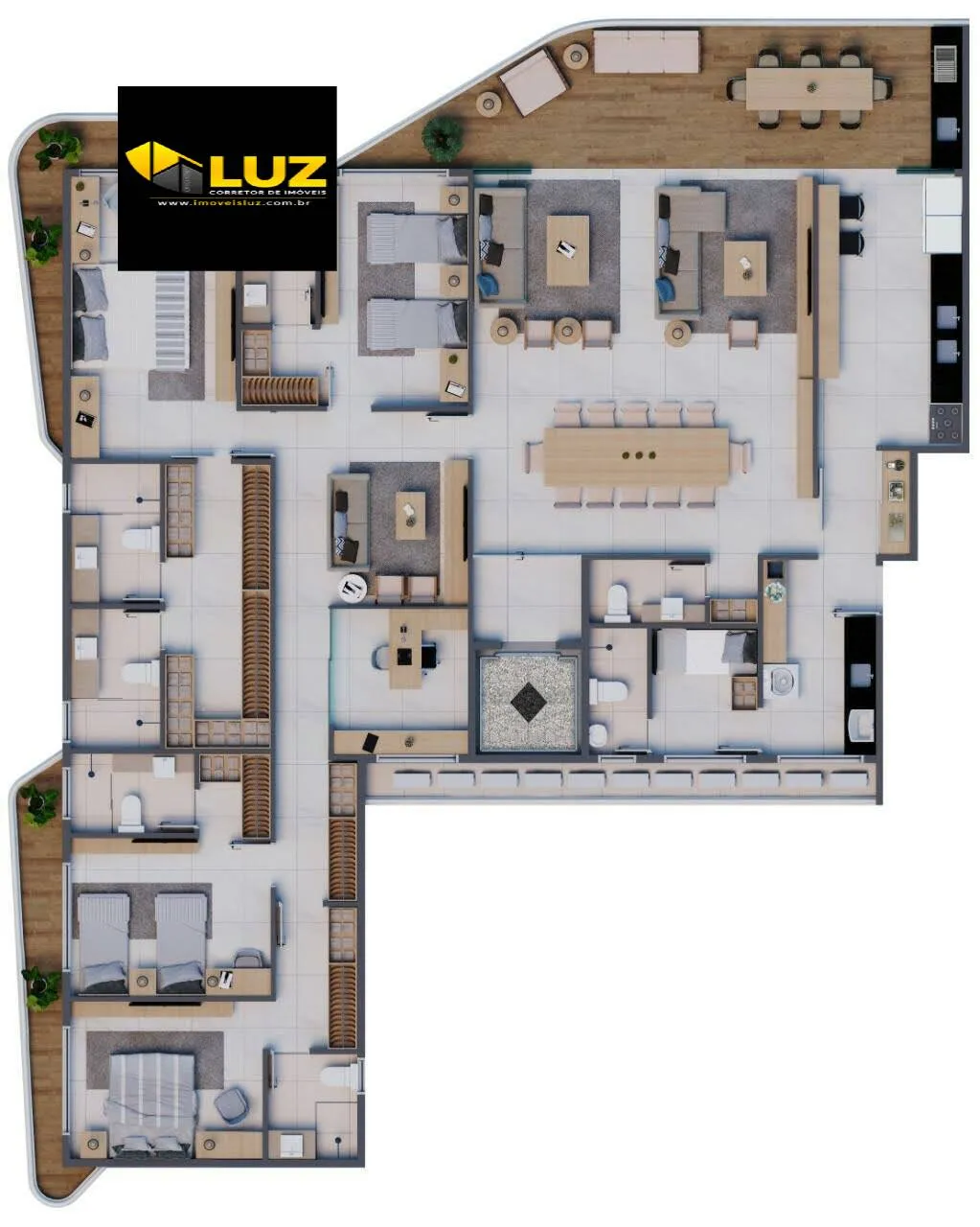 Imagem Platinum Condominium - O endereço do requinte e da modernidade"
