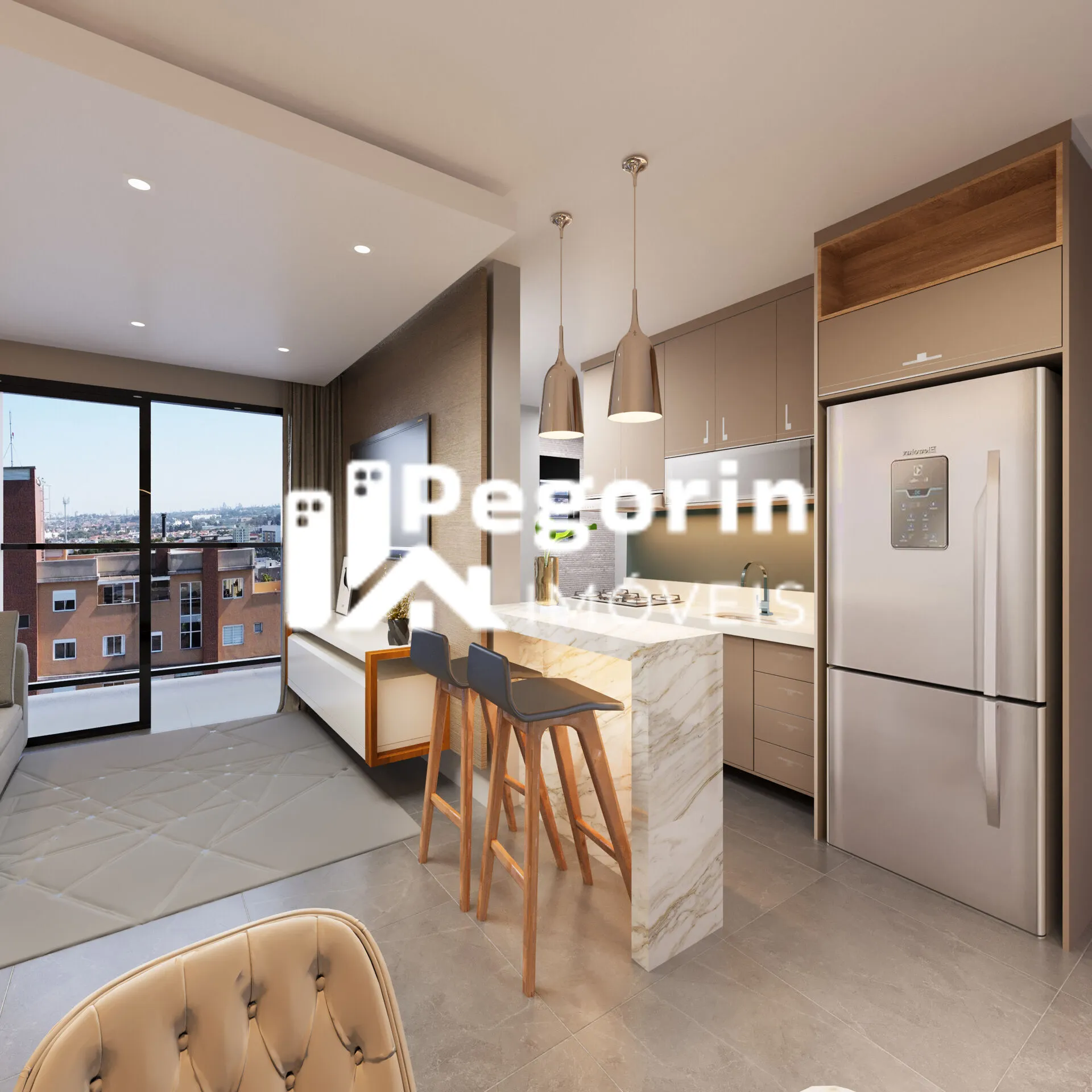 Imagem Apartamento à venda em Pinhais, Centro, com 2 quartos, 61,97m²