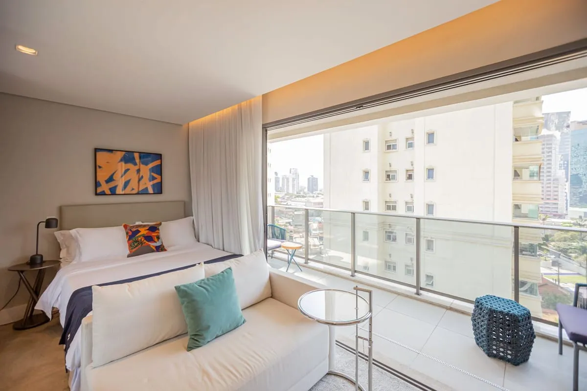 Imagem Apartamento com 1 Quarto para alugar, 42m² - Pinheiros