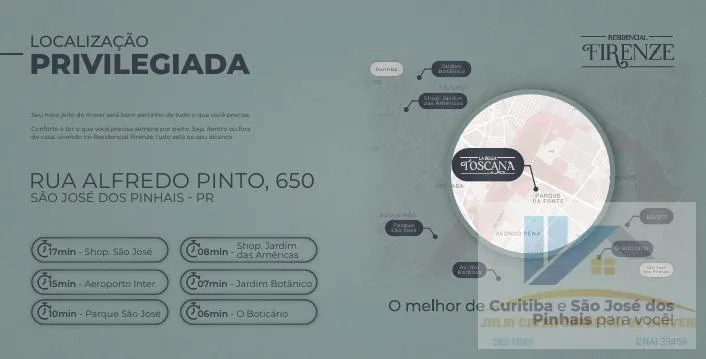 Imagem Lote para Venda em São José dos Pinhais, Parque da Fonte