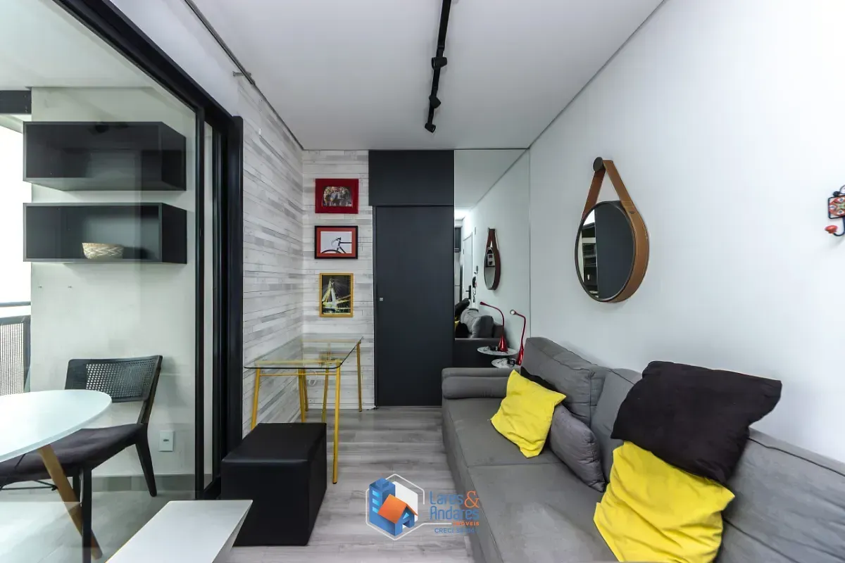 Imagem Apartamento para venda em Pinheiros com 1 quarto, sendo 1 suíte, 33m²