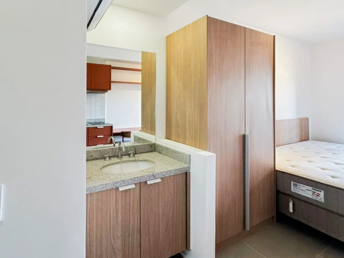 Imagem Apartamento com 1 Quarto para alugar, 19m² - Liberdade