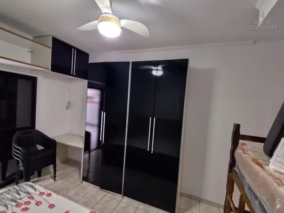 Imagem Apartamento Ocian-Praia Grande 1dorm, mobiliado c/ Sacada - 86m² - 300m da Praia