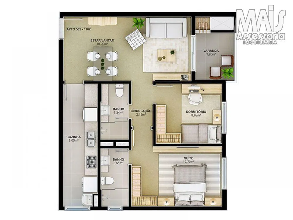 Imagem Apartamento para Venda em São Leopoldo / RS no bairro Centro