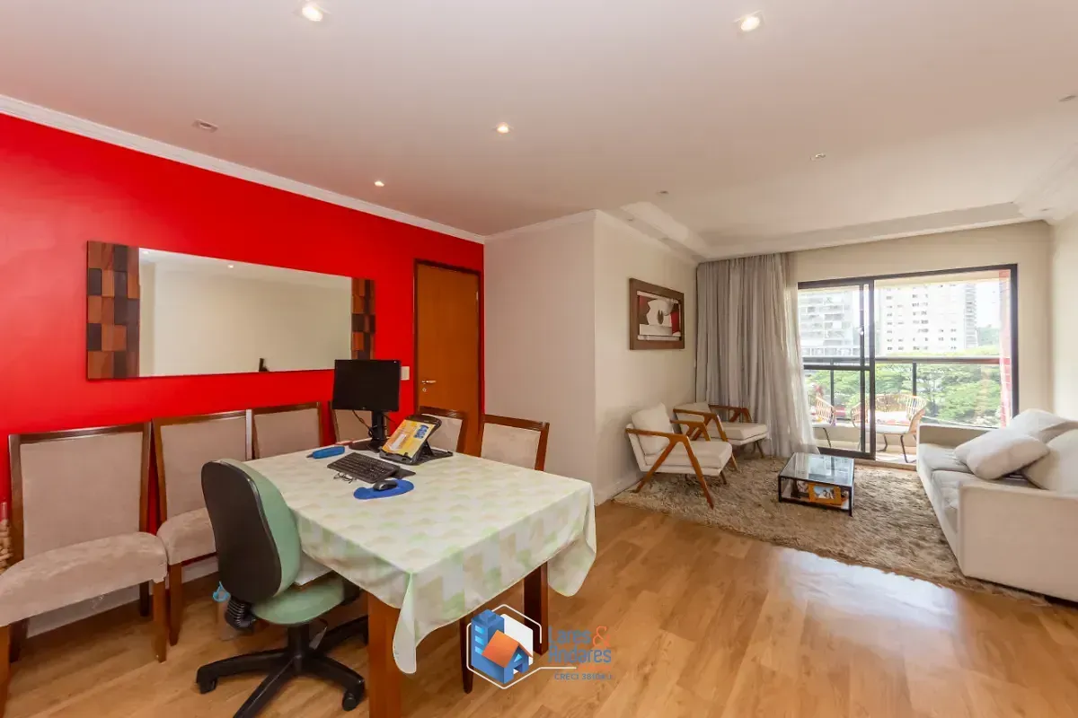 Imagem Apartamento para venda em Chácara Santo Antônio com 4 quartos, sendo 2 suítes, 137m²