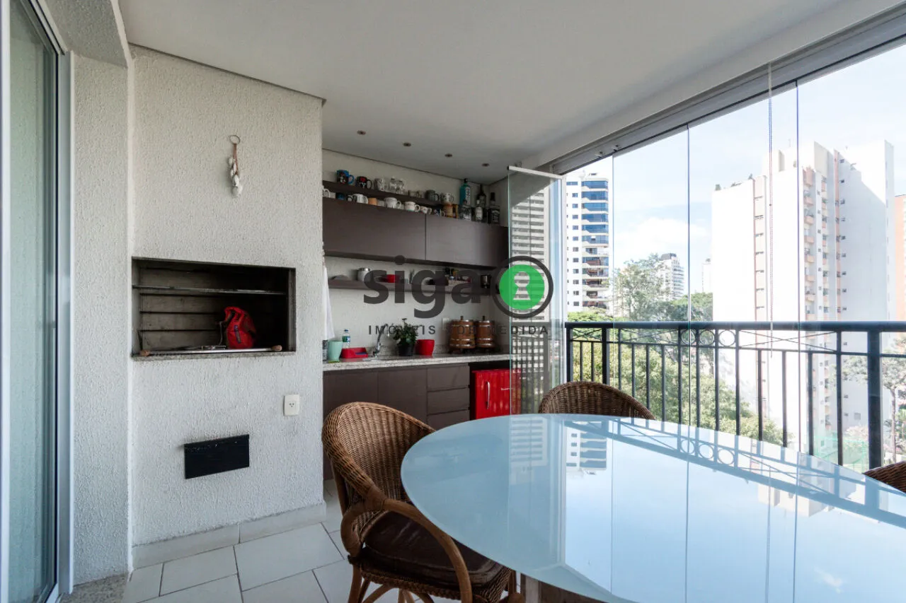Imagem Apartamento alto padrão à venda no Brooklin 216 m² 3 suítes varanda gourmet e 4 vagas