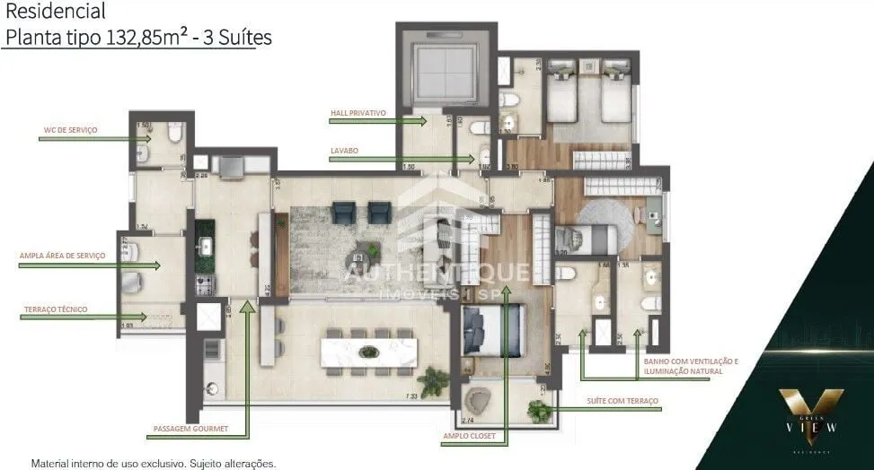 Imagem GREEN VIEW RESIDENCE BUTANTÃ - Apartamento à venda no bairro Butantã - São Paulo/SP, Zona Oeste