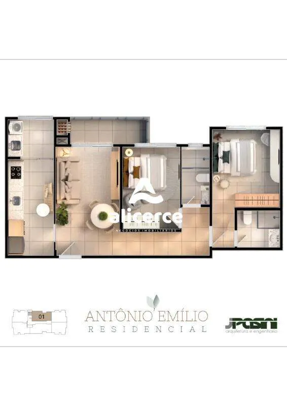 Imagem APARTAMENTOS NOVOS PRONTOS PARA MORAR COM VALOR ABAIXO DO MERCADO
