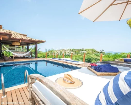 Imagem Casa Frente Mar para Temporada em Armação dos Búzios / RJ no bairro Geribá