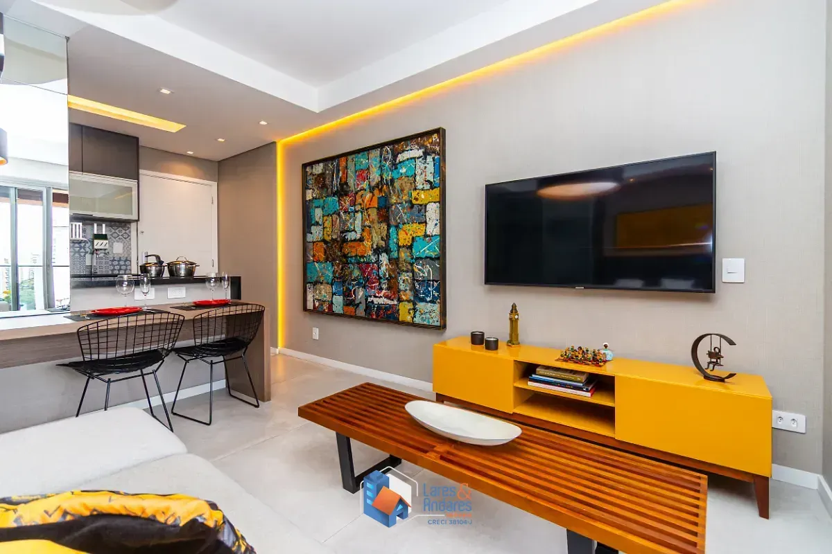 Imagem Apartamento para venda em Brooklin Paulista com 1 quarto, 41m²