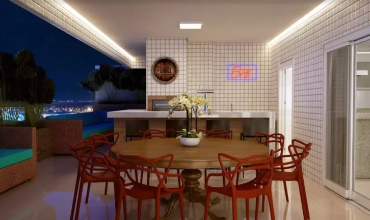 Imagem APARTAMENTO COM 80.37 m² - AVIACAO - PRAIA GRANDE SP