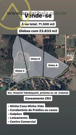 Imagem Área para Venda em Atibaia, Jardim Colonial
