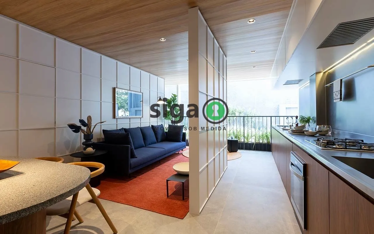 Imagem Apartamento à venda no Itaim com 1 quarto, 40m², 1 vaga
