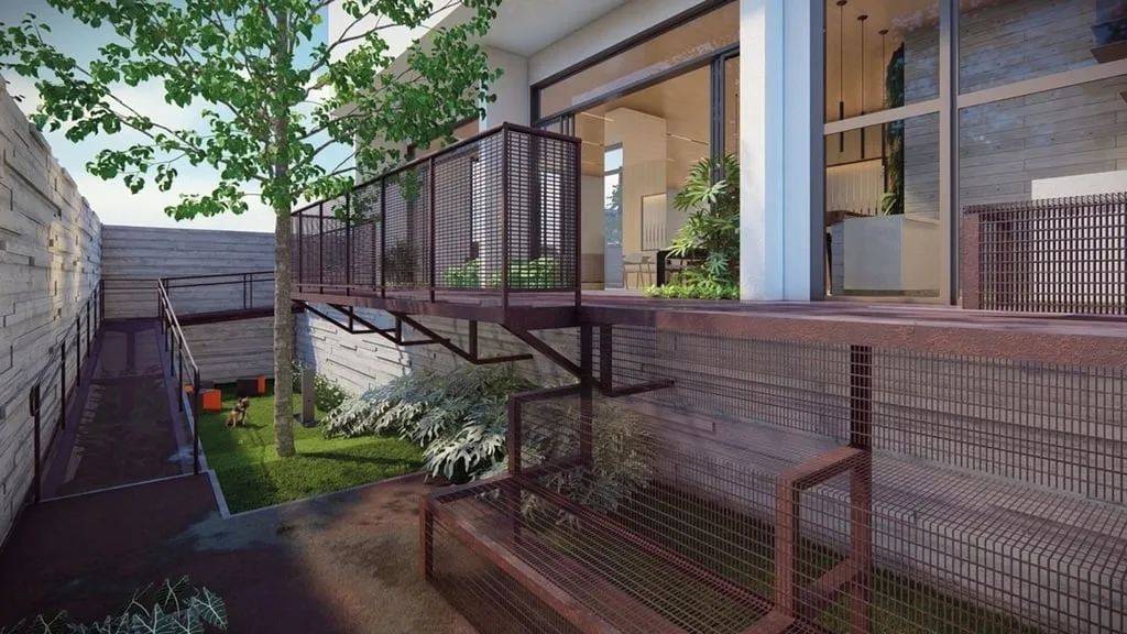 Imagem Com um conceito contemporâneo, o projeto arquitetônico do Walk Bittencourt combina design e requin...
