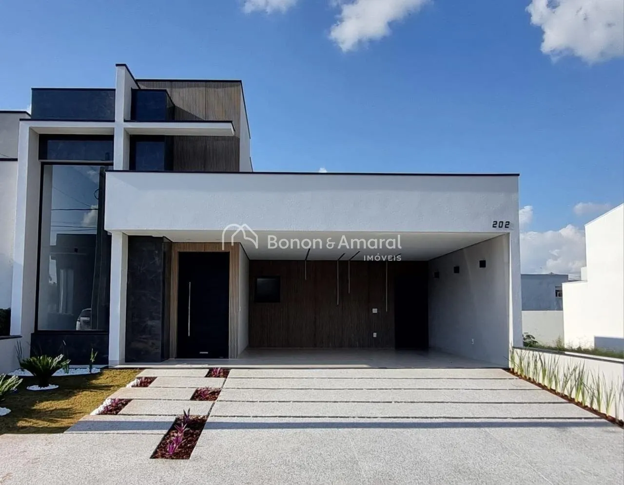 Foto do imóvel Casa à venda no condomínio Campos do Conde 2 em Paulínia, com 3 suítes e piscina. em Avenida Caetano de Marchi, 202 - Condomínio Campos do Conde II, Paulínia - SP