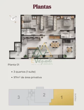 Imagem Apartamento à venda no bairro Boa Vista - Curitiba/PR