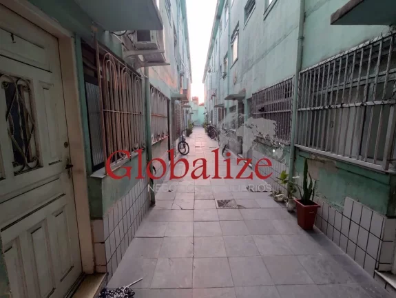 Imagem Apartamento térreo de 1 dormitório com quintal privativo para reforma no bairro do Macuco em Santos (SP) por R$.270.000,00 !