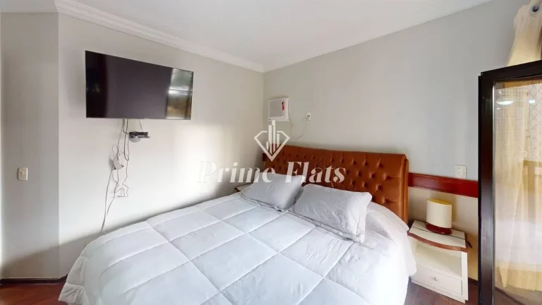 Imagem Flat disponível para locação no The Sutton House com 120m², 3 dormitórios e 2 vagas de garagem