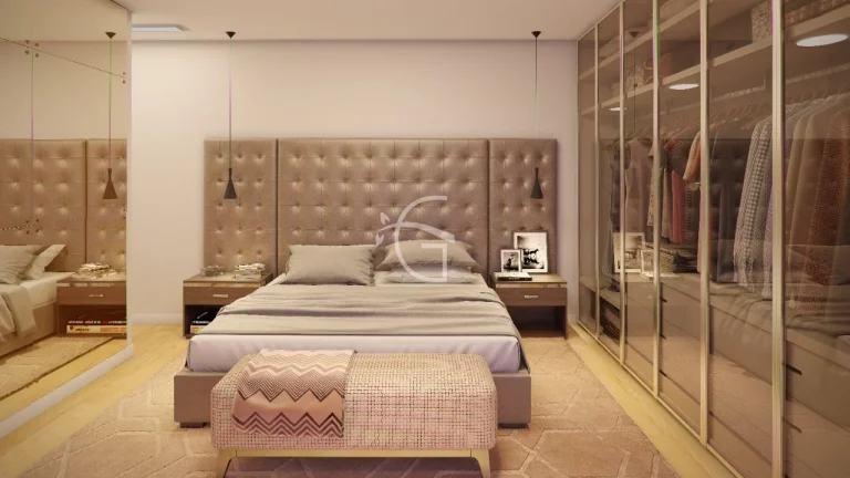Imagem Apartamento de alto padrão para venda no América em Joinville, com uma área de lazer completa e totalmente mobiliada e decorada.