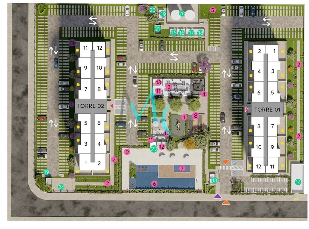 Imagem Apartamento à venda 2 Quartos 1 Vaga 40.12M² Triagem Rio de Janeiro - RJ | Reserva Redentor - Fase 1