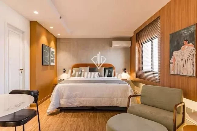 Imagem Flat disponível para locação no The World Executive Flat na Vila Olímpia, com 30m², 1 dormitório e 1 vaga