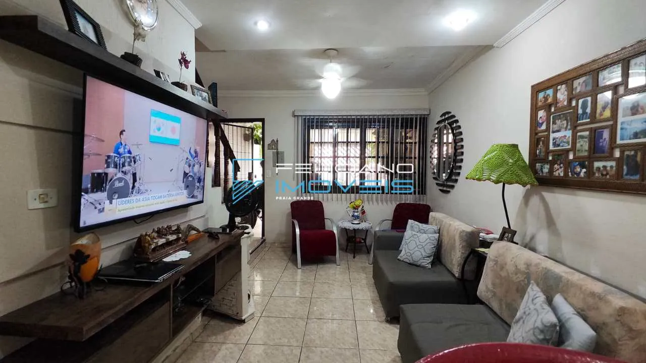 Imagem Sobrado com 2 quartos, Balneário Maracanã, Praia Grande - R$ 430 mil, Cod: 6924