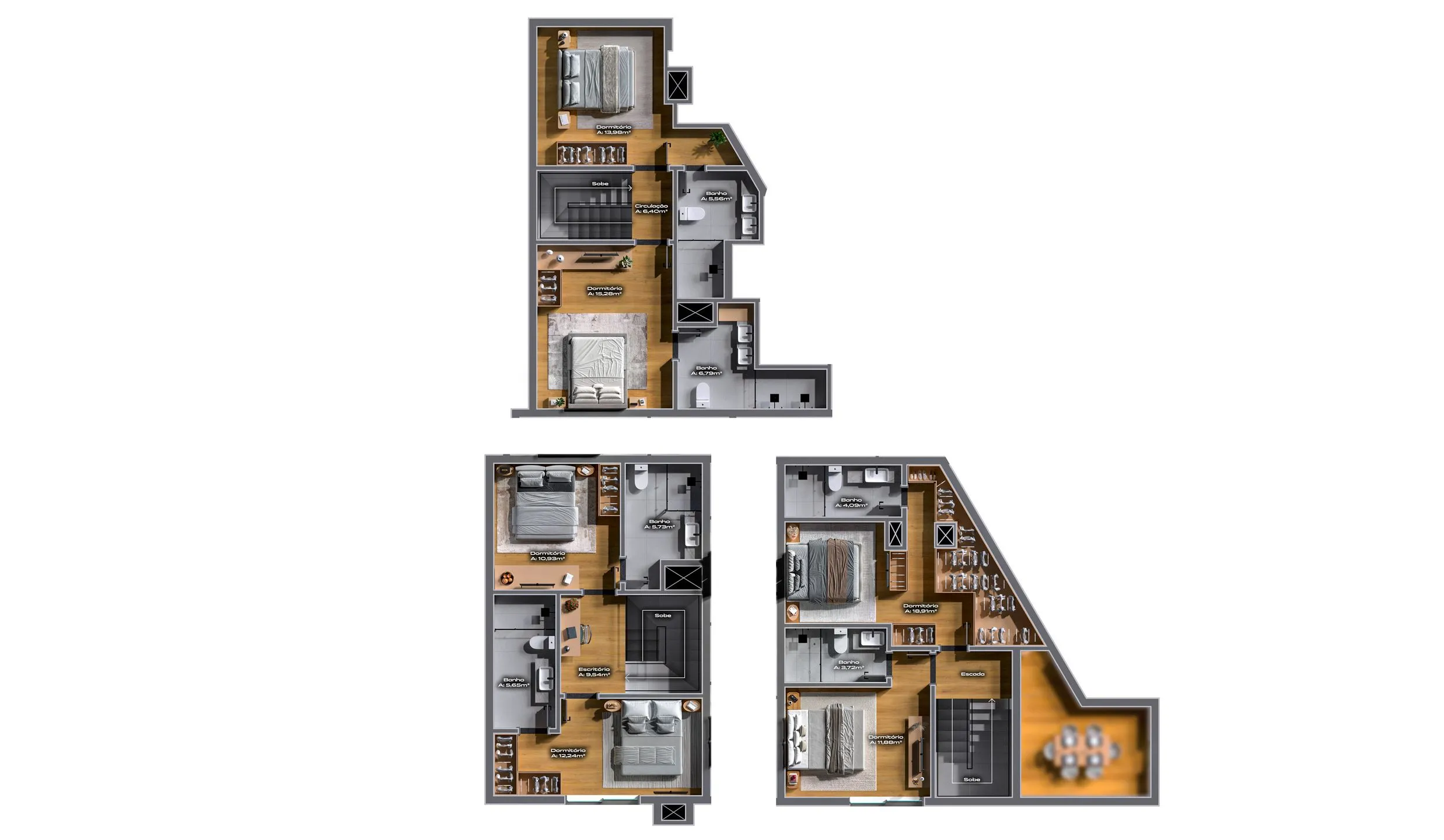 Imagem Apartamento à venda em Gramado, Floresta, com 1 quarto, 55.88m2