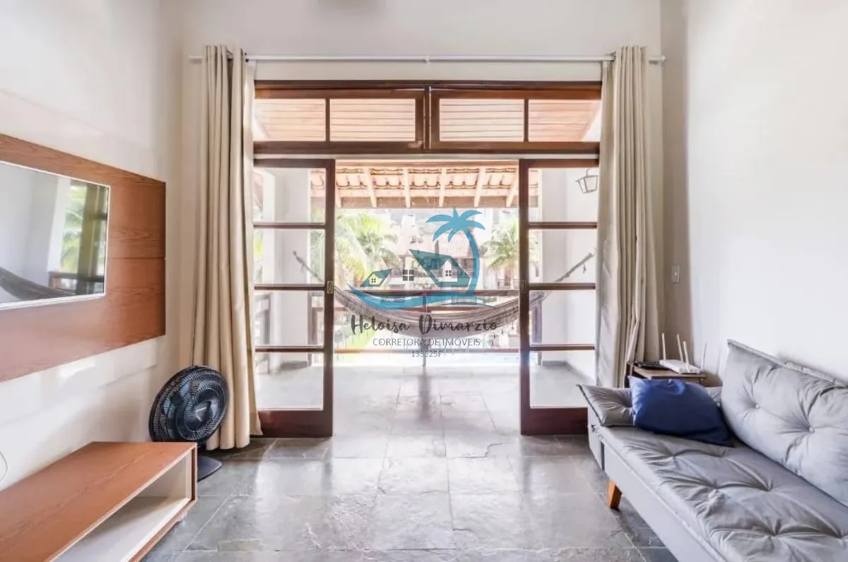 Imagem Belíssimo apartamento em condomínio fechado em Saco da Ribeira - Ubatuba.