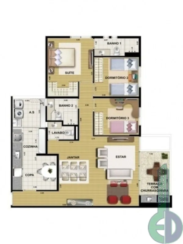 Imagem Apartamento em São Caetano do Sul SP, apartamento 3 dormitórios em São Caetano do Sul, comprar apartamento em São Caetano, ap pronto para morar
