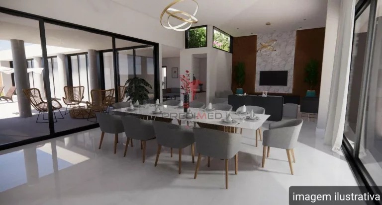 Imagem Casa de alto padrão com 4 Suites ,piscina, área gourmet, aquecimento,na Represa de Avaré