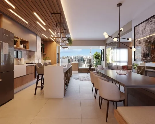 Imagem Imperdível apartamento à venda no Centro de Barueri-SP: 2 quartos, 1 suíte, 2 banheiros, 1 vaga de garagem e 70,09 m² de área - DUQ Central Houses.