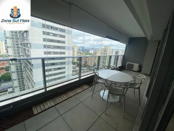 Imagem Apartamento Para Venda No Brooklin Com 1 Suíte e 1 Vaga - Mobiliado