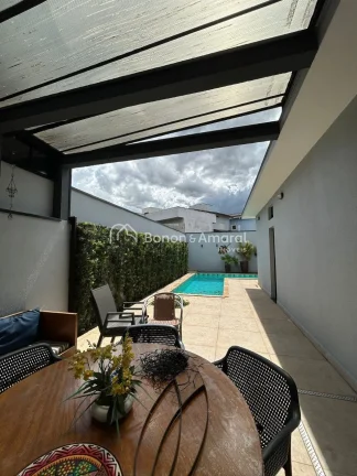 Imagem Casa nova no Condomínio Aurora em Paulínia em terreno de trezentos metros com três quartos sendo ...