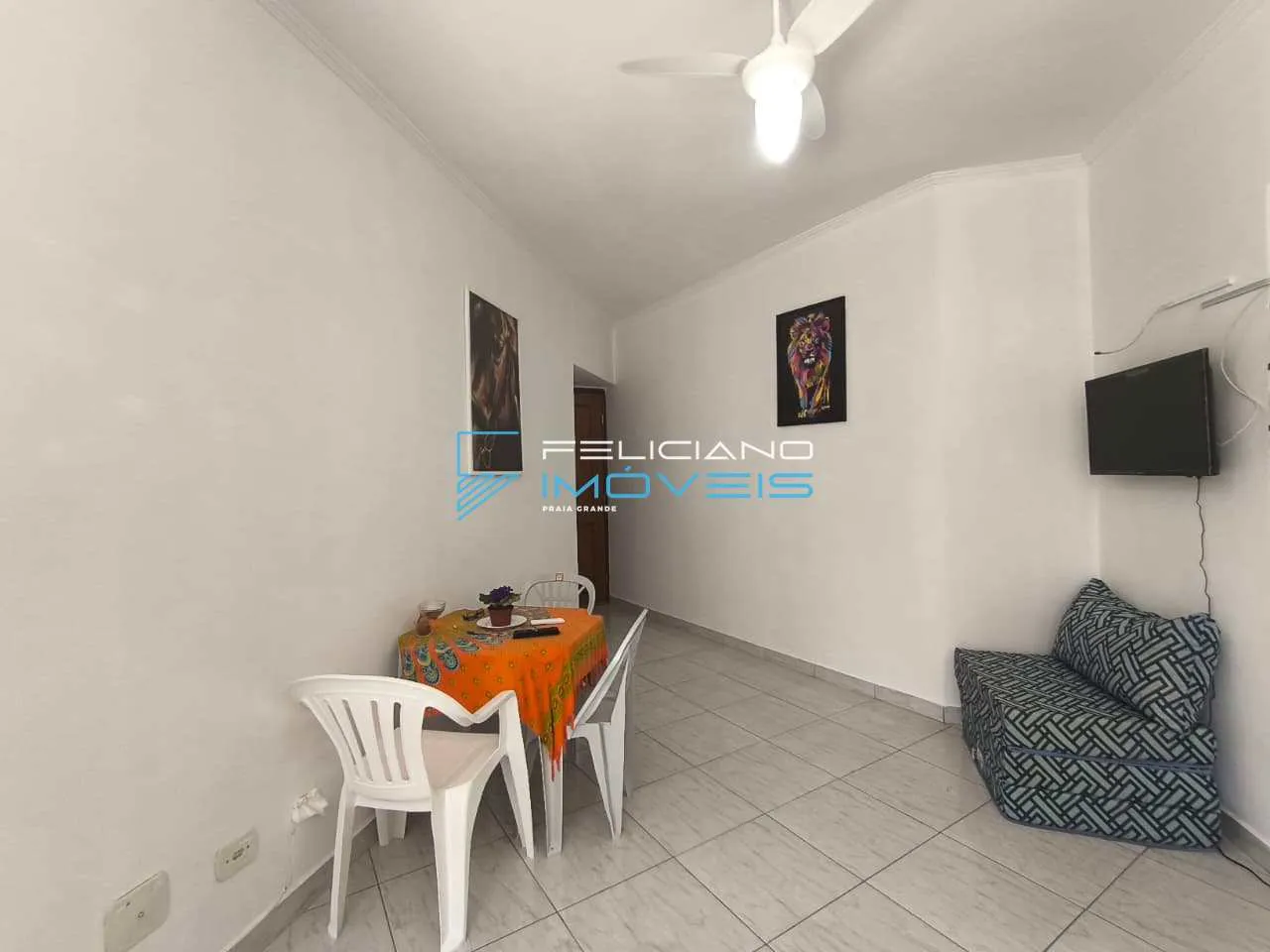 Imagem Apartamento com 1 quarto, forte, Praia Grande - R$ 265 mil, Cod: 6897