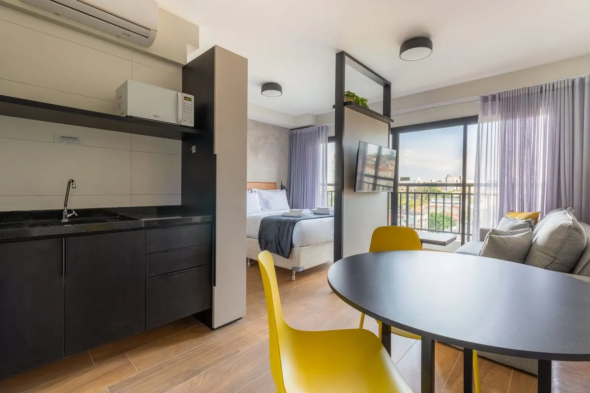 Foto do imóvel Apartamento com 1 Quarto para alugar, 24m² - Jardim São Paulo em Rua Pedro Madureira, 508 - Jardim São Paulo, São Paulo - SP