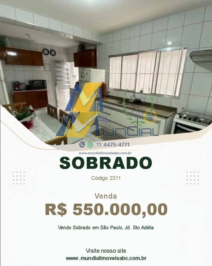 Imagem Vendo Sobrado em São Paulo, Jd. Sto Adélia