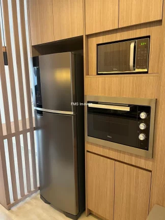 Imagem Apartamento à venda ou locação no Paraíso, com 1 quarto, 1 vaga.